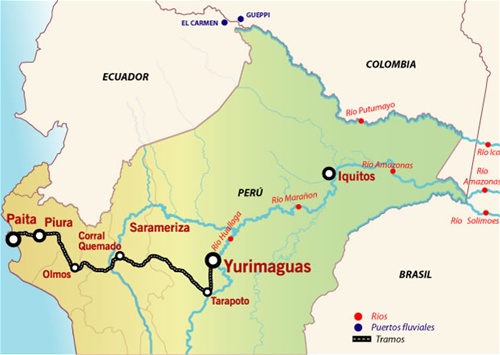 Resultado de imagen para mapa yurimaguas